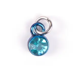 March Birthstone Charm