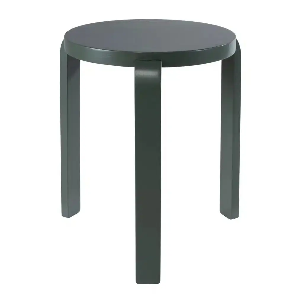 Boraam 40118 Mateo Round Backless Stacking Stools - Spanish Moss - Set of 2