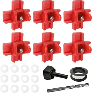 6 count Chicken Nipple Waterer Horizontal Automatic Poultry Nipples Horizontal Side Mount Chicken Drinkers (1spt, 6 count)