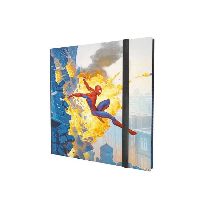 marvel trading card binder Heroes & Villains Album / with Promo Card P3 loading pockets each I decided to get a