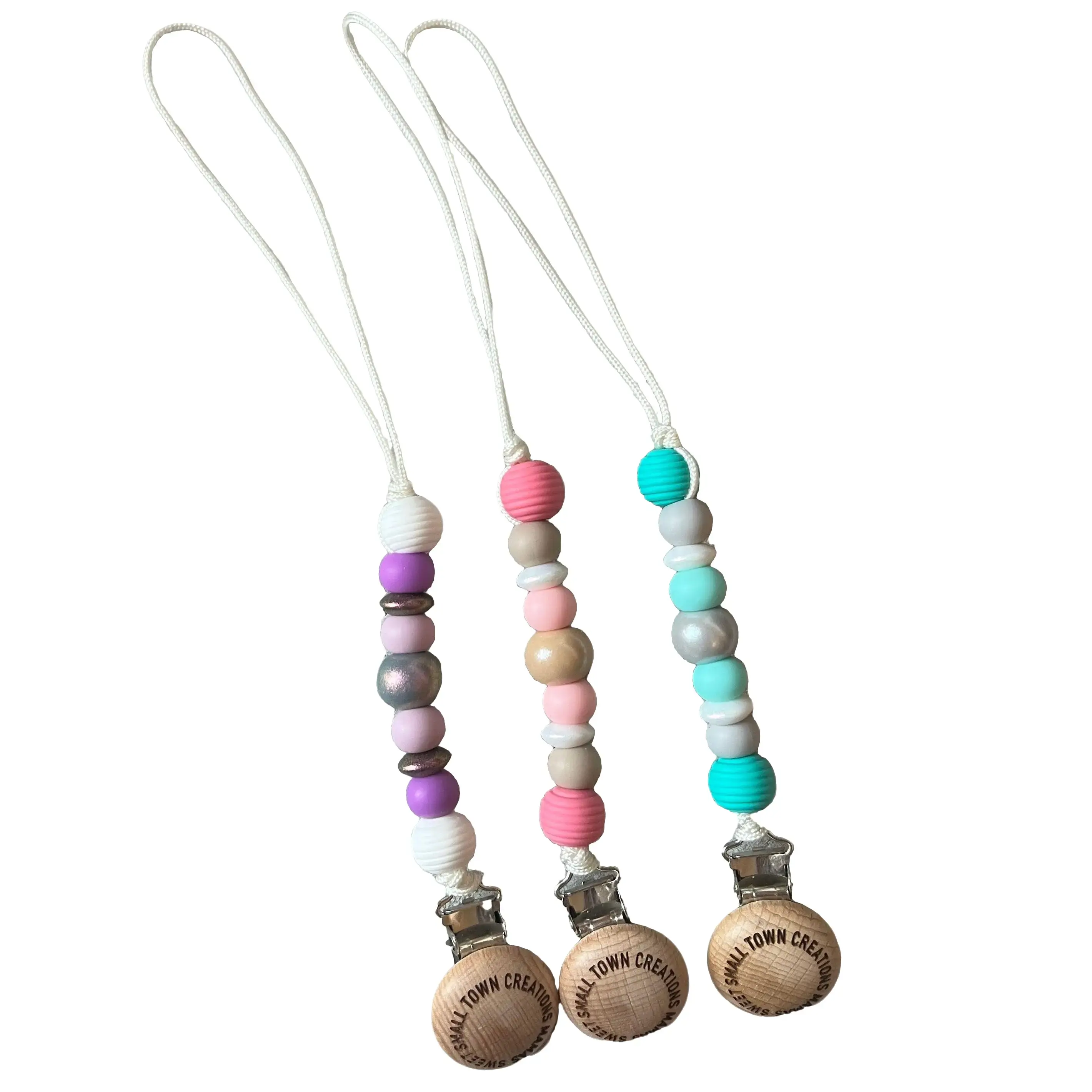 Bright Color Pacifier Holders