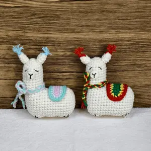 Handmade Amigurumi Crochet Alpaca Llama Plushie
