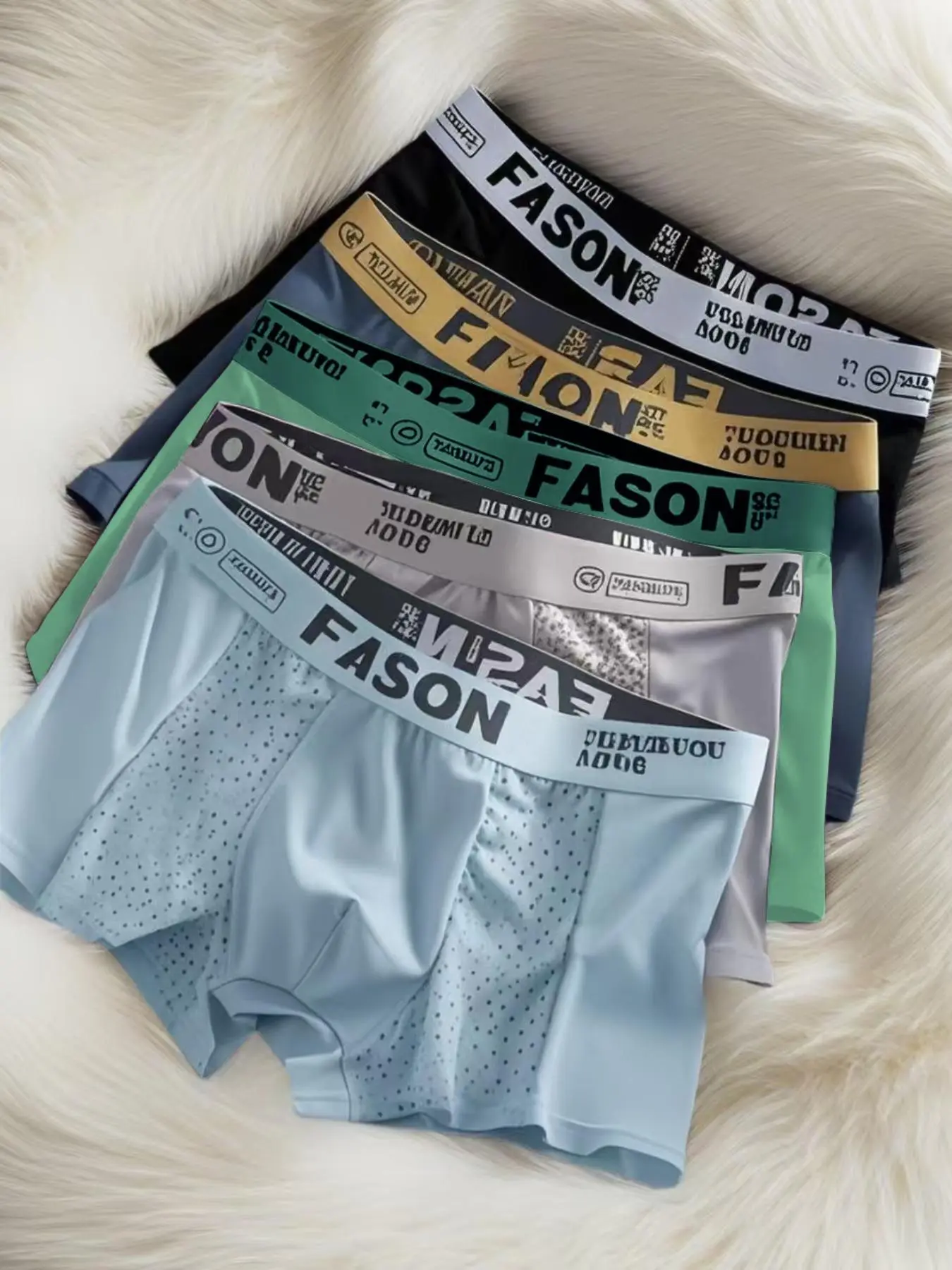 Men's Summer Ice Silk Breathable Mesh Boxer Briefs, Comfortable Lightweight Underwear, Breathable Undergarments, Perfect for All Seasons
