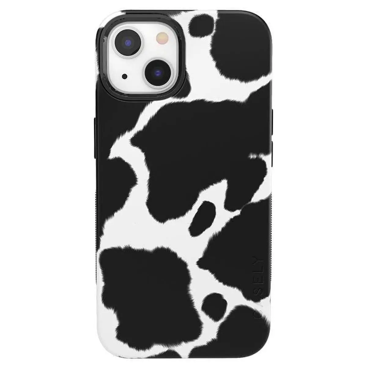 Casely iPhone 14 Case | Current MOOd | Cow Print | Bold Protective Design | Compatible with MagSafe