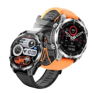 HD300 sports smart watch, outdoor smart watch, metal body, compass, altitude LED flashlight, outdoor sports smart watch, wireless charging, health monitoring, make and receive calls, message push, SOS, ChatAI-GPT, men's and women's couple gifts