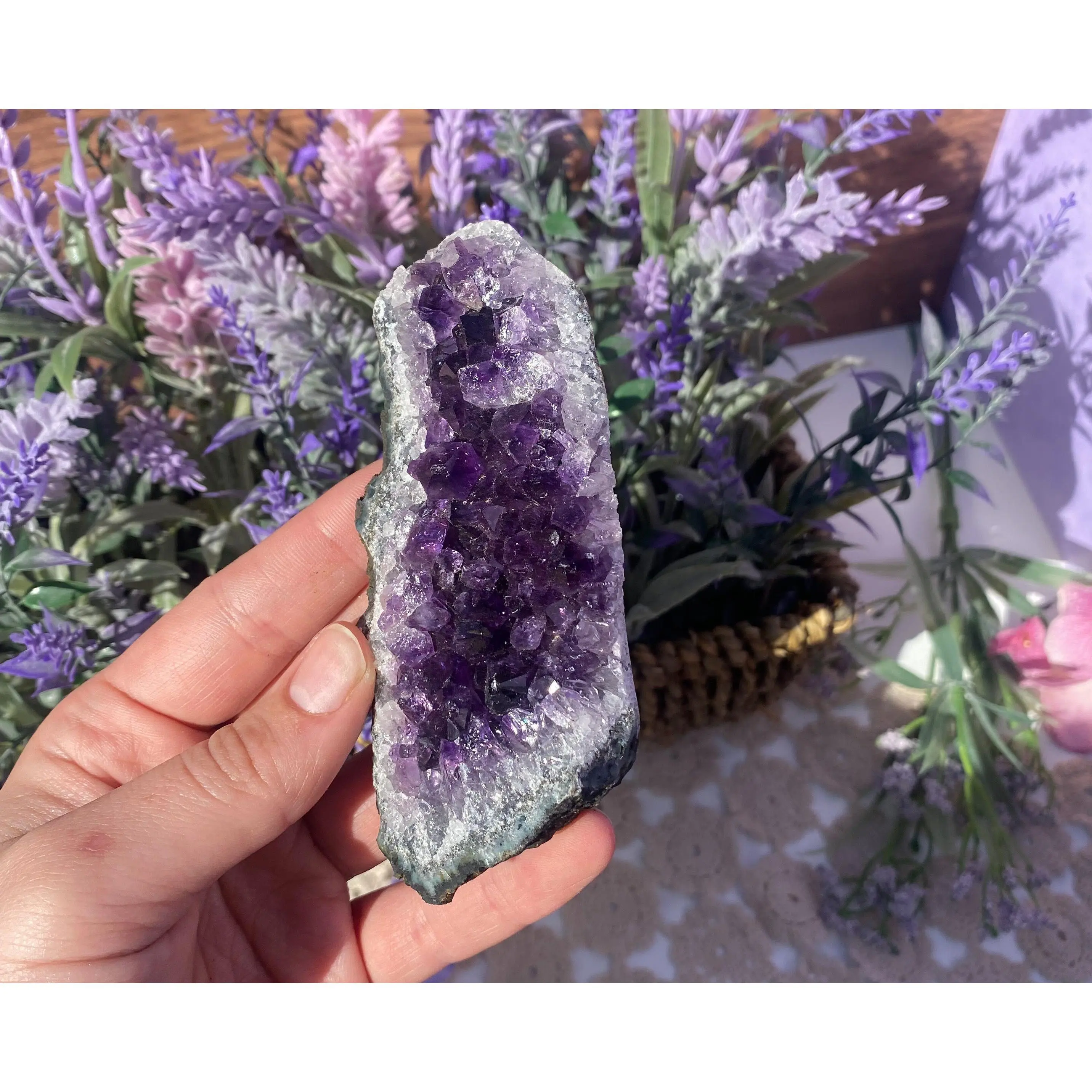 Intuitively Chosen Medium Amethyst Cluster