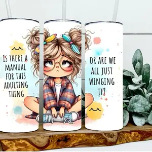 Adulting Manual Tumbler