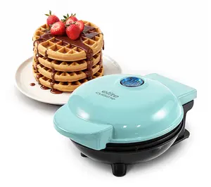 Elite Cuisine Mini Waffle Snack Maker, 300W, Mint Elite Cuisine Mini Waffle Snack Maker, 300W, Mint