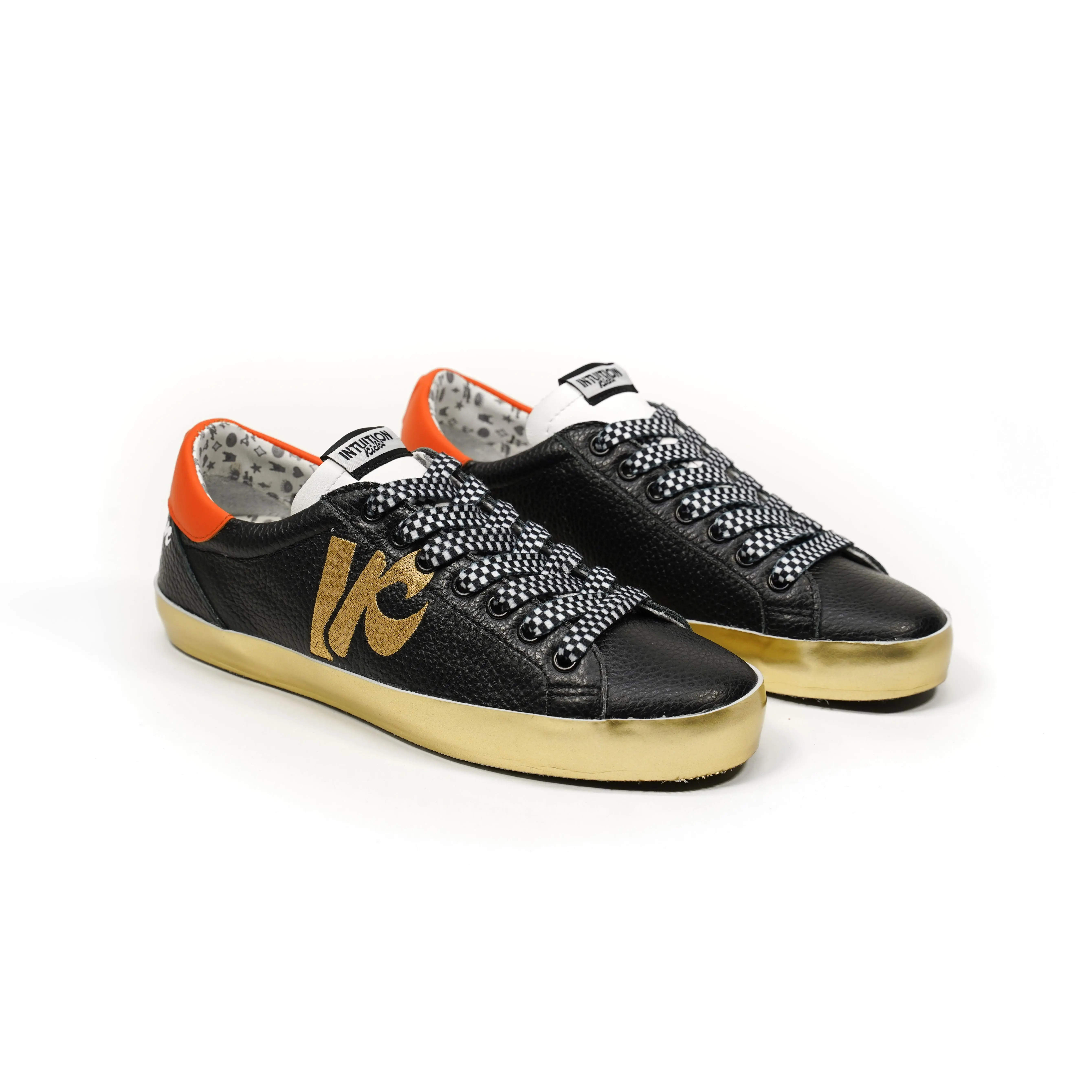 Amore Black | Luxury Italian Sneakers by Intuition Kicks