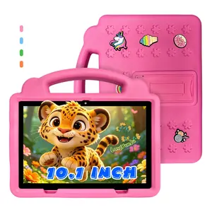 10.1 Inch Android Tablet Pc, Educational Entertainment Learning Tablet, HD Display, Parental Control, Eva Protection, Shockproof Tablet, Holiday Gift, /blue//