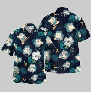 2026 Fresh Summer, Bold with the Snor PKM Hawaiian Shirt Tropical Anime Aloha Shirt