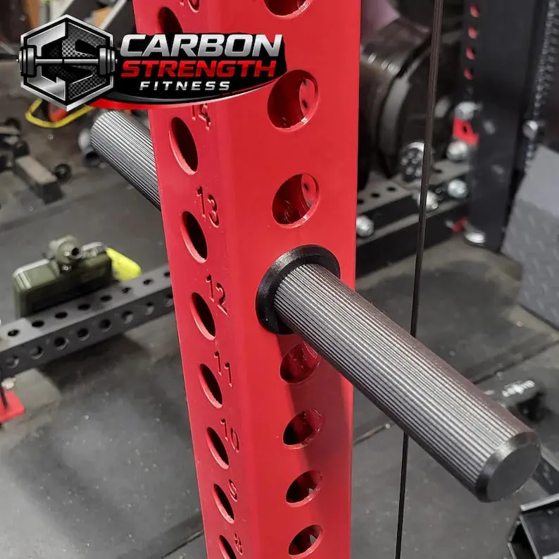 Belt Squat Handles - Carbon Fiber Infused Fitness Exercise Machine Attachment for Garage Gyms, Commercial Training Spaces, Cross-Training Facilities, Compatible with 1in & 5/8in Equipment