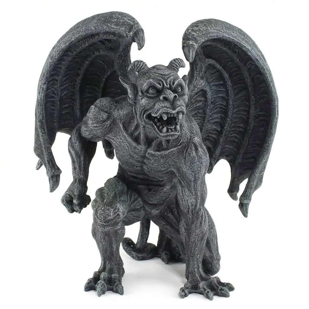 Gargoyle Guardian Statue 6 Inch Gothic Protective Figure for Altar