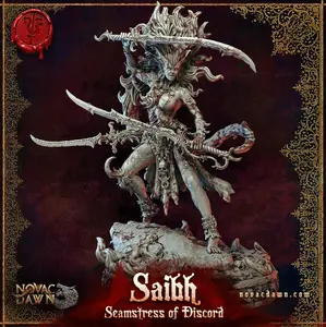 Saibh - Seamstress of Discord 50mm Base