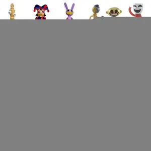6-12Pcs Cartoon Characters Figura Model PVC The Amazing Digital Circus Anime Action & Toy Figures For Kids Birthday Gift