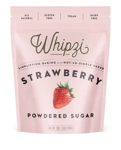 Whipzi® Strawberry Flavor Powdered Sugar Natural