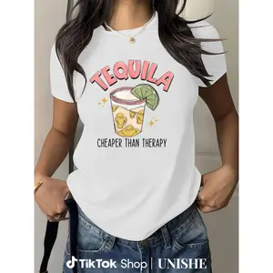 Tequila Cocktail Fan Shirt with Funny Therapy Quote