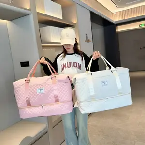 Large Capacity Travel Bag for Women, Casual Shoulder & Handbag Set, Dry-Wet Separation Design, Ideal for Daily Use, Business Trips, Sports, Travel Duffle Bag