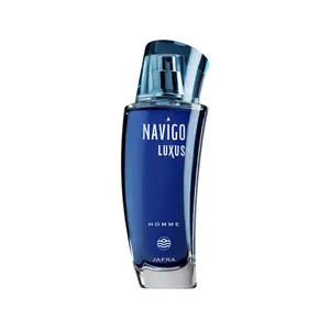 JAFRA Navigo Luxus Homme Eau de Toilette - 3.3 fl. oz, Earthy Woody Fragrance with Spearmint & Golden Amber Notes