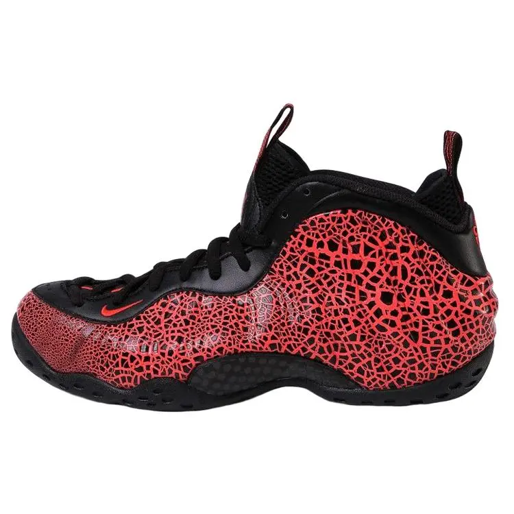Nike Air Foamposite One Cracked Lava' Retro Mid Top Basketball Shoes Men's Red 314996-014