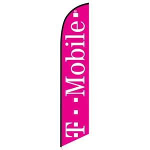 T-Mobile 12ft Feather Banner Swooper Flag - FLAG ONLY (3)