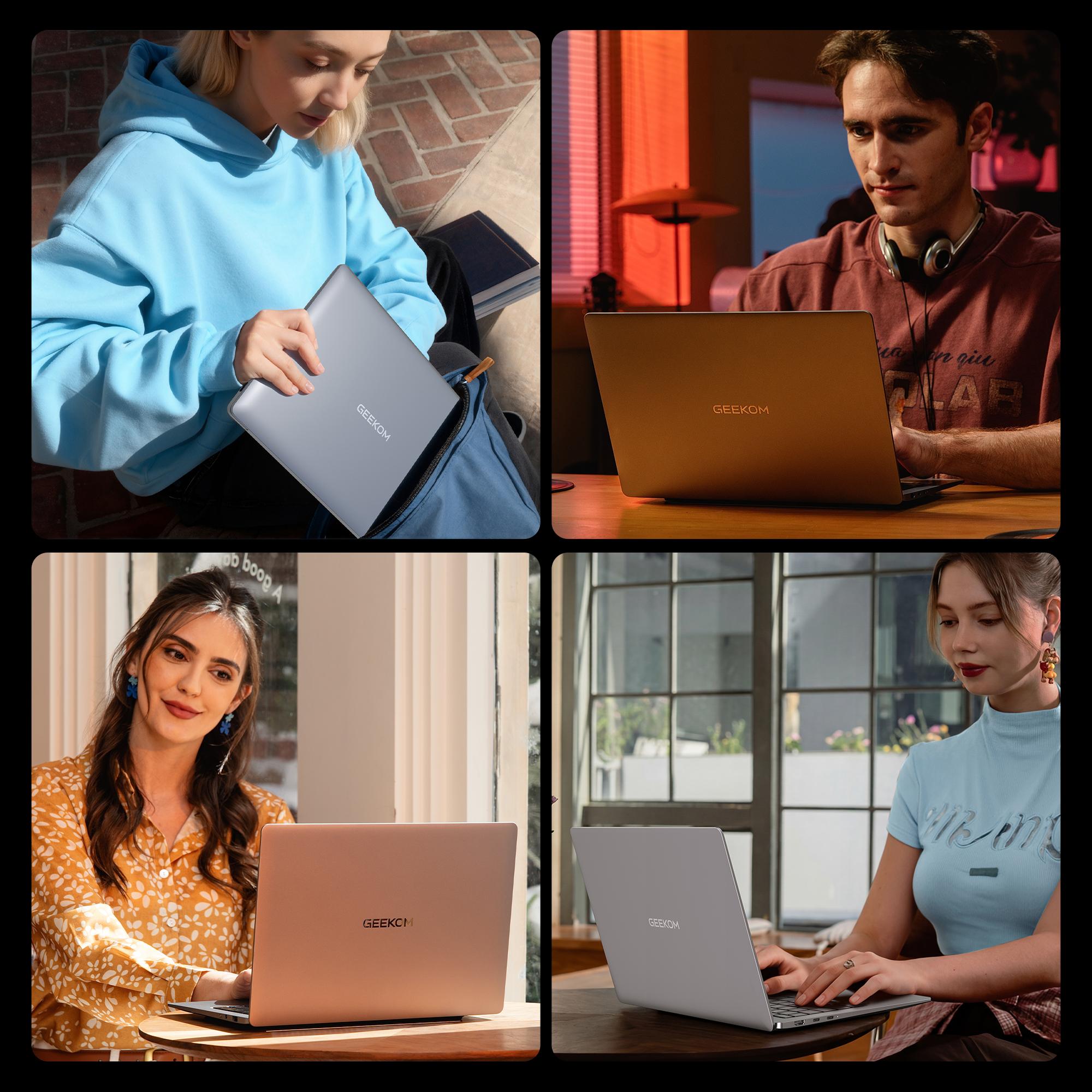 GEEKOM GeekBook X14 Pro 14” Laptop – Intel Ultra CPU, 32GB RAM, 1TB & 2TB SSD, 2.8K OLED, AI Performance, Lightweight, Extended 2-Year Warranty, Fast charging, Whisper-Quiet Cooling