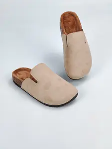 Spring Summer New Slippers, Plush Lining, Soft Sole Fishing Shoes, Thick Bottom Sandals, Beach Sandals, Indoor Home Shoes