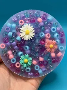 Flower Bead Silicone Picking Pad for Skin Picking, Dermatillomania, Picking Fidget, Picking Toy, Anxiety Relief, Fidget Picker