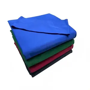 8-Foot Standard Eight Pool Table Cloth, Single-Sided Fuzzy Thick Snooker Table Cover, Pool Table Cloth, Blue Tablecloth