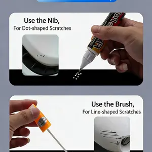 Car Scratch Repair Paint Pen, Silver Color Touch Up Kit, Easy Application Fix for Scratches & Dents, Essential Auto Care Tool, Car Repair Tools