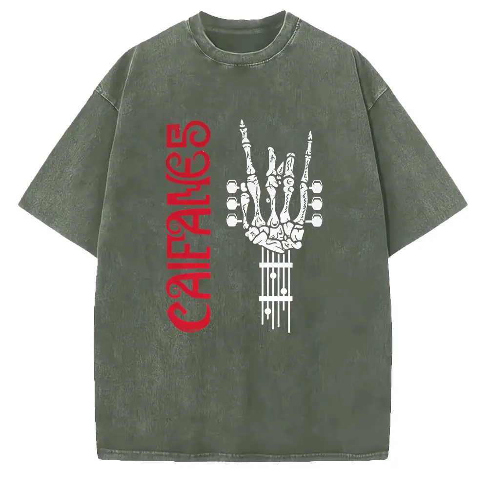 Washed T-shirt-Green