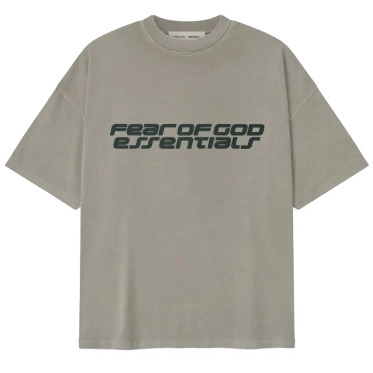 Fear of God Essentials 90's Short Sleeve Tee Smoke Grey Men's Fashion Tops New