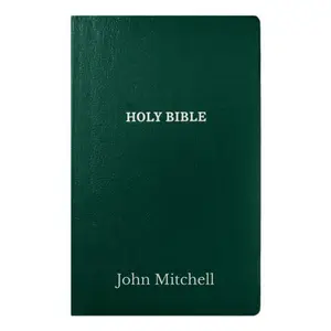 Custom KJV Green Standard Size Personalized Holy Bible Small Print - tiktok