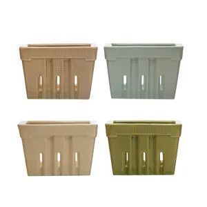 Textured Stoneware Berry Basket, 4 Color Options