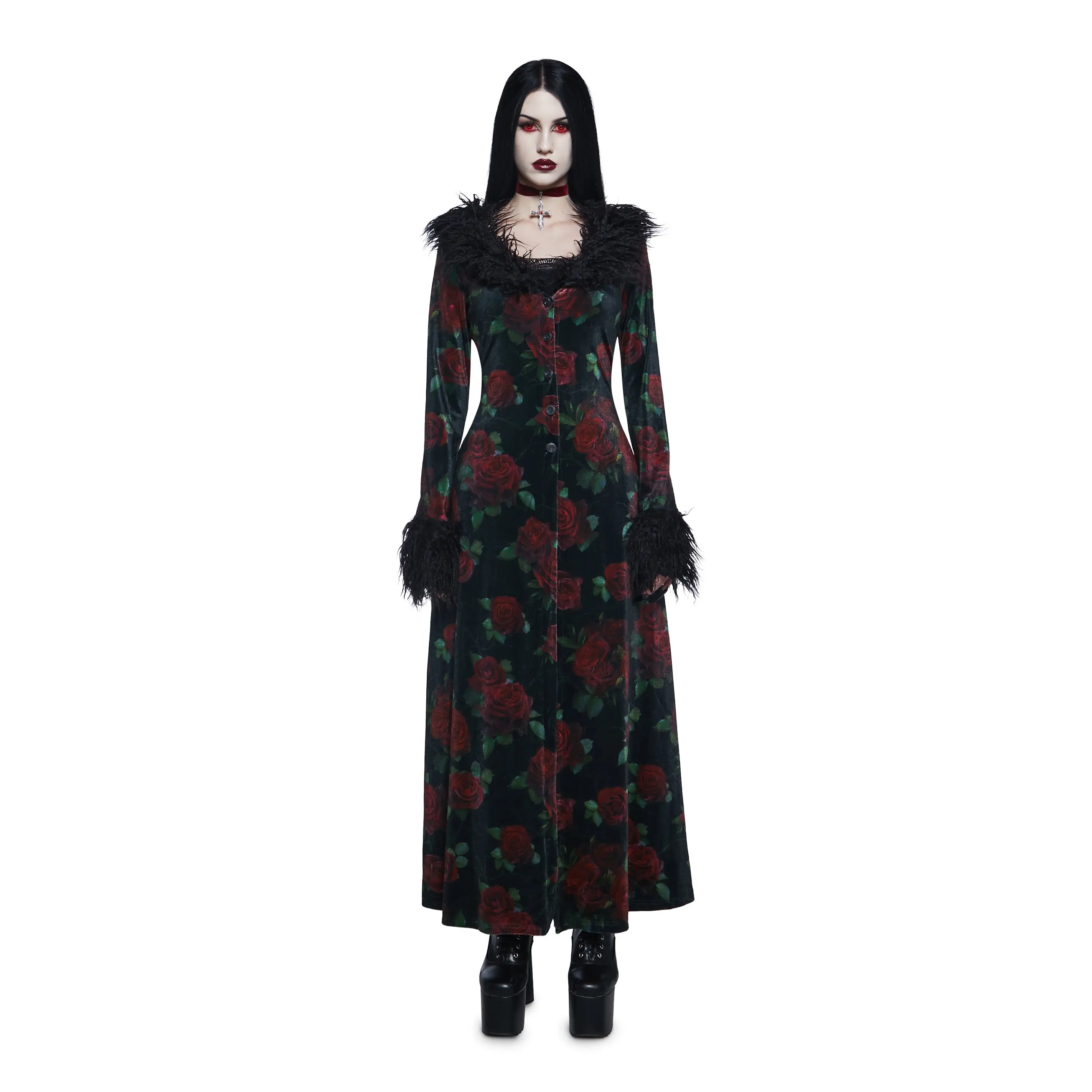 Thorned Morte Velvet Duster