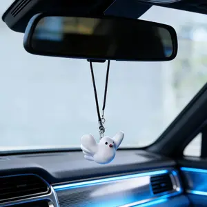 3D Dekorasi Interior Mobil Aksesoris Konsol Tengah Lucu Car Dasbor Hiasan Kendaraan  Ornamen Kupu-...