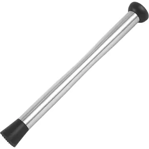 Double Heads Muddler for Cocktails – 32cm/12.6 Inch Stainless Steel Bar Tool for Mojitos, Old Fashioned, Margaritas & More Durable & Easy to Clean Stainless Steel Bartending Tool