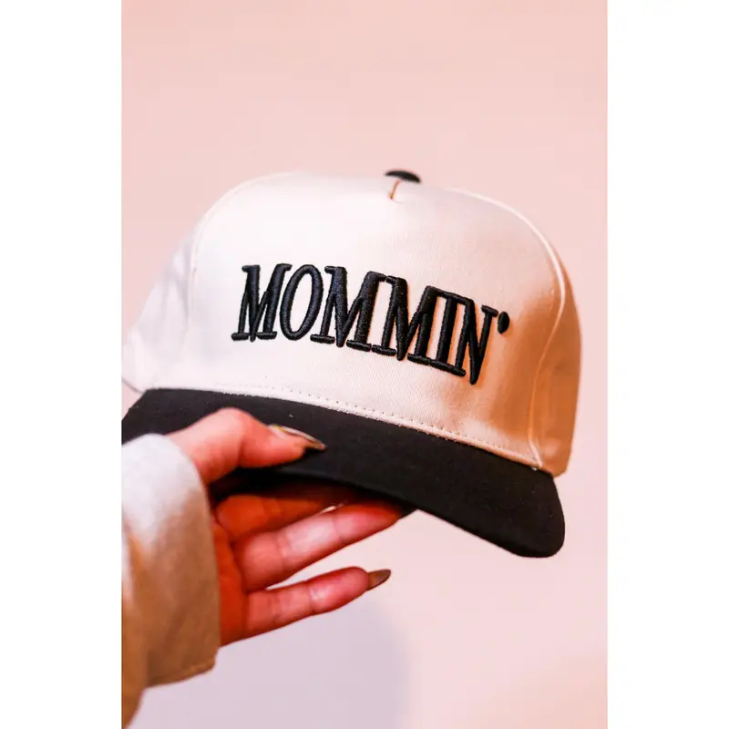 Mommin Trucker Hat Tan Black Marble Print Snapback Mesh Baseball Cap New Amazon.com: Mommin Trucker Hat for Women Embroidered Mom  main image 4