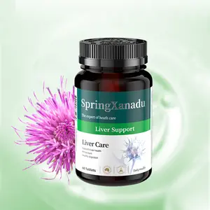 SpringXanadu Liver Care Supplements - Natural Ingredients with Milk Thistle and Dandelion Root - Daily Liver Support Healthcare Fitness Healthcare Fitness