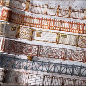 Vintage Rusty Fence Series Pet Tape DIY Handmade Photo Frame Scrapbook Coffee Cup Notebook Phone Case Craft Material Vintage Charm