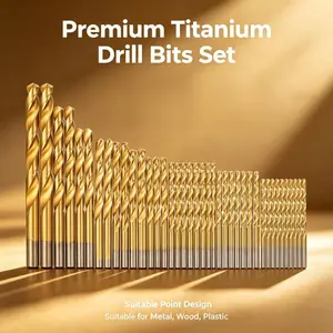 99PCS Drill Bit Set, Multipurpose Metal Wood Drill Bits, HighHardness Wear-resistant & Full Specifications, Portable Storage& Wide Application, Sturdy Practical Drill Accessories for Daily Working & Home Handmade Use
