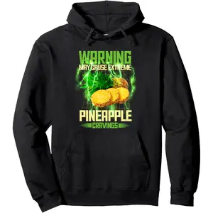 Fruit Pineapple Meme Pullover Hoodie