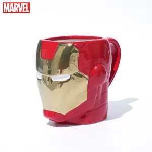 1PC Marvel Officially Licensed Iron Man Super Hero Mug Ceramic Collectible Ornaments Office Milk Coffee Tea Cup Birthday Christmas Party Gift Home Tableware Marvel Fans Gift Supplies Drinkware Stylish Cute Coffeemug