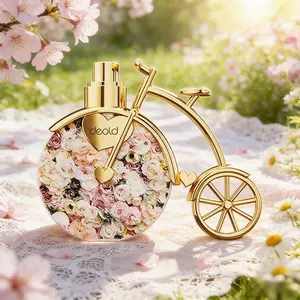 Deold Women’s Perfume with Bicycle Design –25ml Long-Lasting Classic Scent, Refreshing Light Fragrance, Unique Ornament for Home, Car & Gift Giving