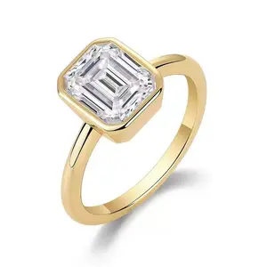 【#A356】(Vega)Synthetic Moissanite Fashion Jewelry Ring