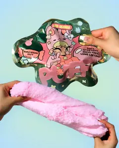 Puffi OG Slimes Exclusive Cotton-Like Non-Toxic Soft Fluffy Stretchy Cloud Slime Green Apple Candy Scent 7 oz