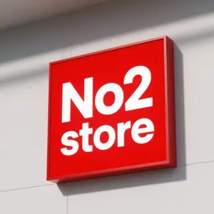 No2 store shop logo