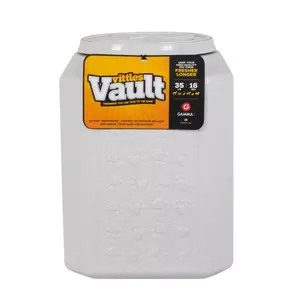 Vittles Vault by GAMMA2 Paw Print Pet Food Container, 35 Lb, airtight container, pet food bin, storage bin, pet supplies, dog supplies, food container, pet storage