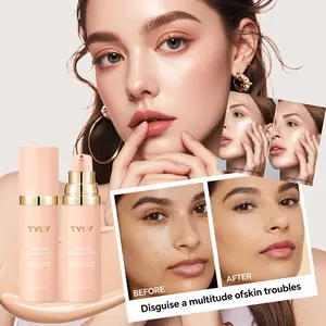 Luxury Color-Changing Foundation Cream, Moisturizing, Even Skin Tone, Waterproof Sweatproof, Long-Lasting Coverage, Natural Flawless Look