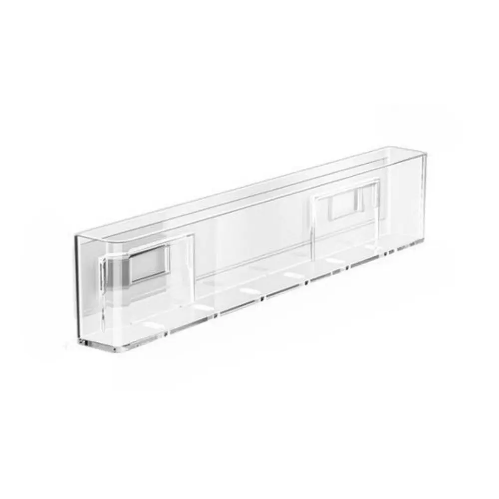 Wall-mounted bookshelf behind the children's door in the hallway. Promotional magazine. No hole punching required. Transparent acrylic bookshelf for wall display.